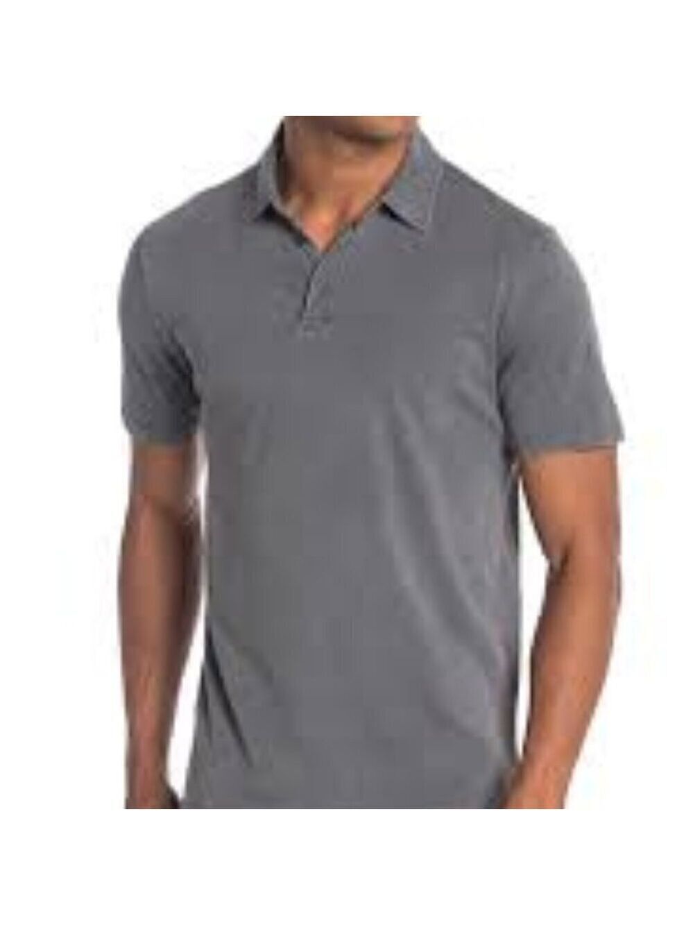 Robert Barakett BNWOT Men "Knetville" pique polo gray sz Xlarge